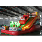 Disney World of Cars inflatable slip and slide